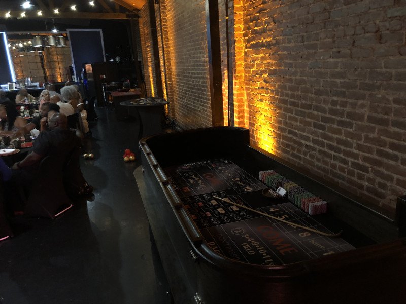 Casino night at Brickroom LA in Los Angeles, California