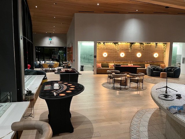 Casino night at Confluence Park Lounge in Valencia, California