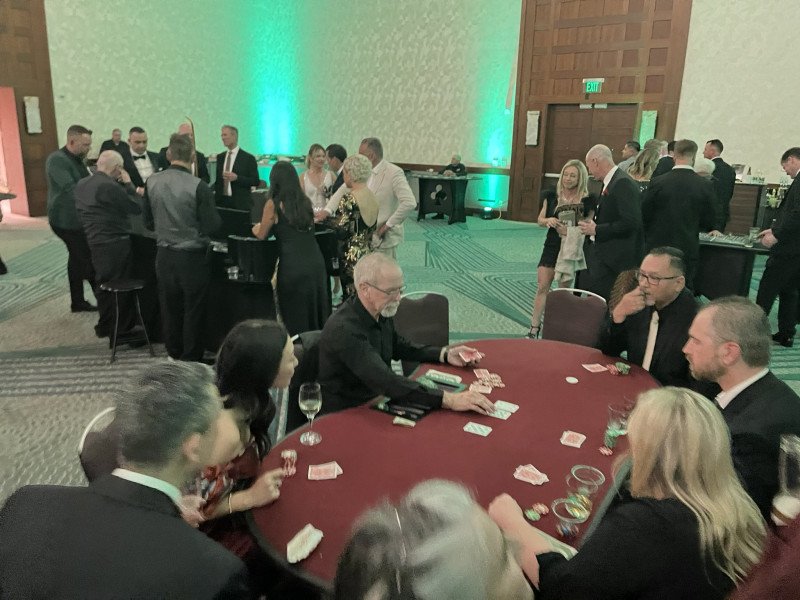 Casino night at Grand Hyatt Indian Wells Resort & Villas in Indian Wells, California