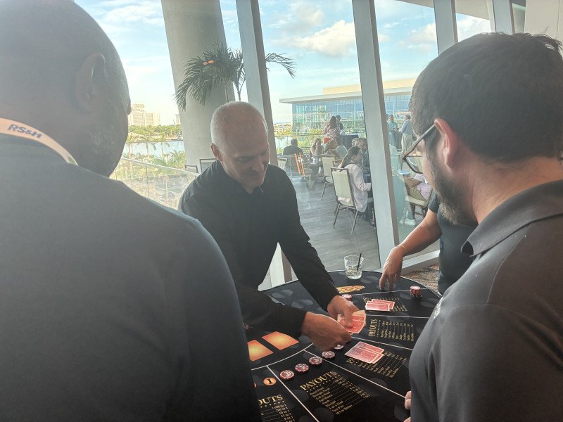 Casino night at Omni Fort Lauderdale Hotel in Fort Lauderdale, Florida