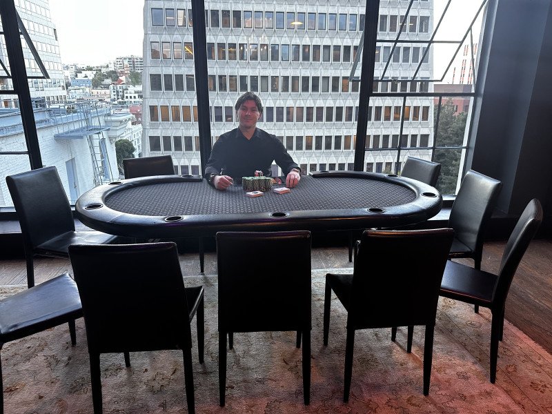 Casino night at Amador Club in San Francisco, California