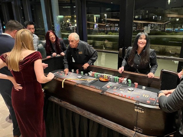 Casino night at Confluence Park Lounge in Valencia, California