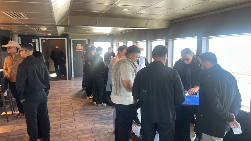 Casino night at California Hornblower in San Francisco, California