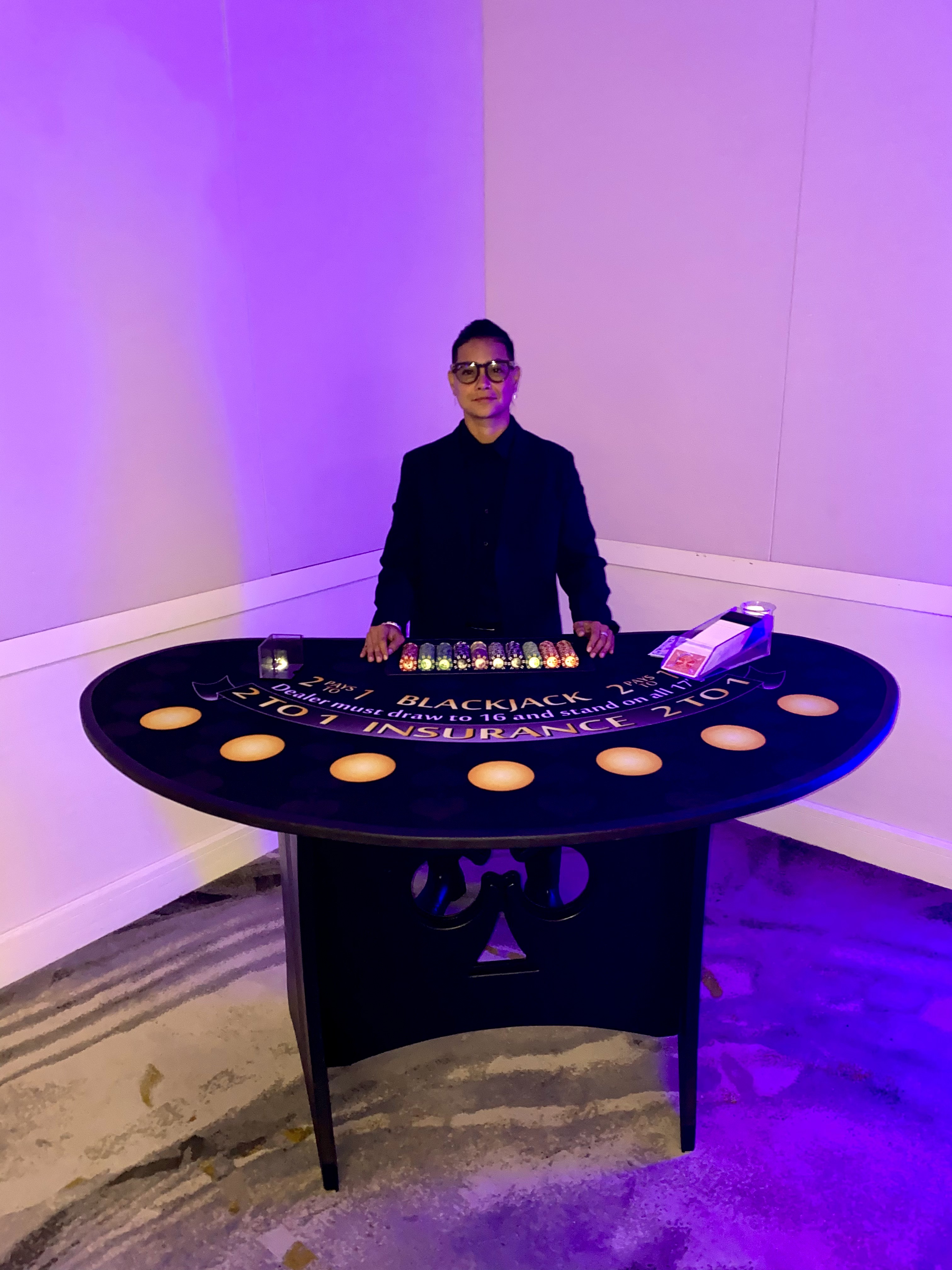 Casino night at The Westin Los Angeles Airport in Los Angeles, California