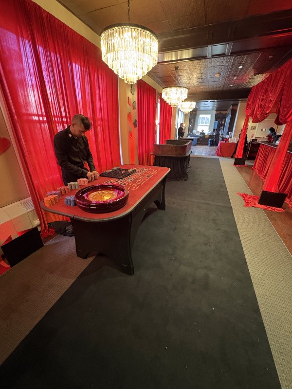 Casino night at Amador Club in San Francisco, California
