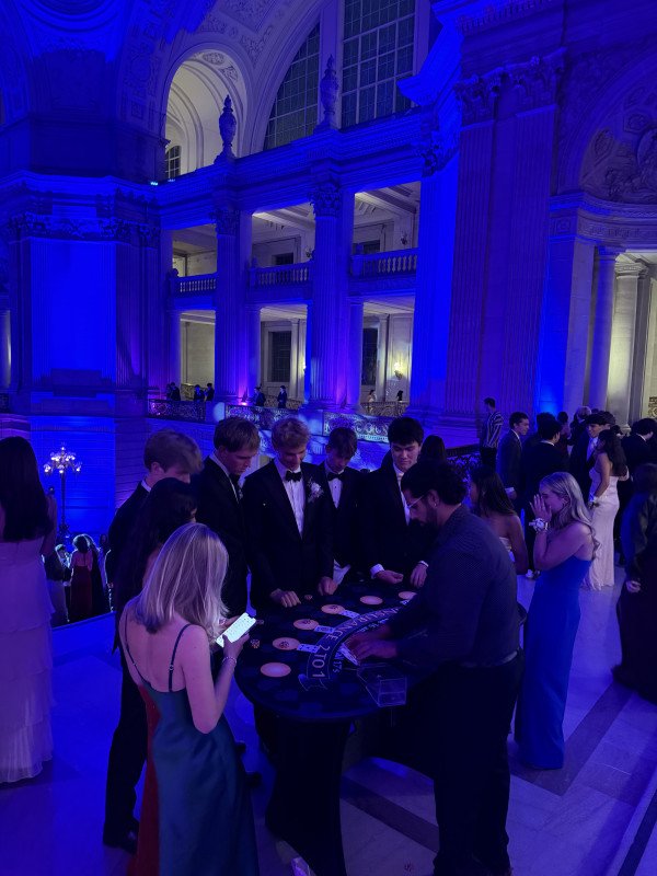 Casino night at San Francisco City Hall in San Francisco, California