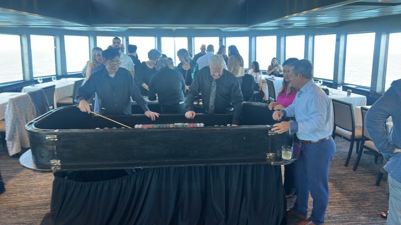 Casino night at California Hornblower in San Francisco, California