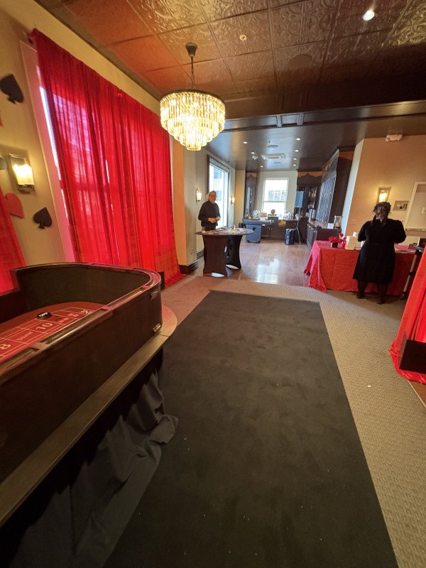Casino night at Amador Club in San Francisco, California