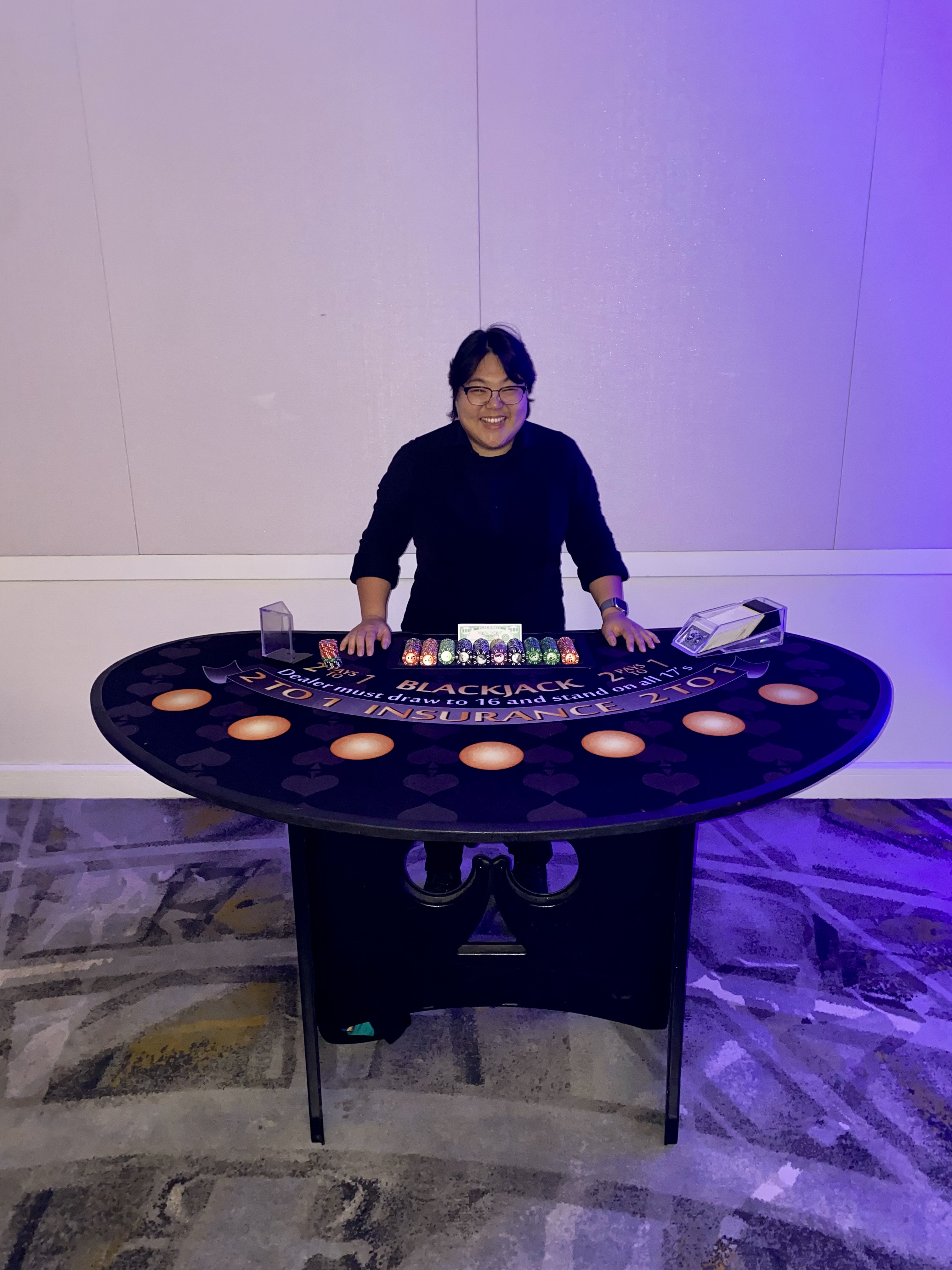 Casino night at The Westin Los Angeles Airport in Los Angeles, California