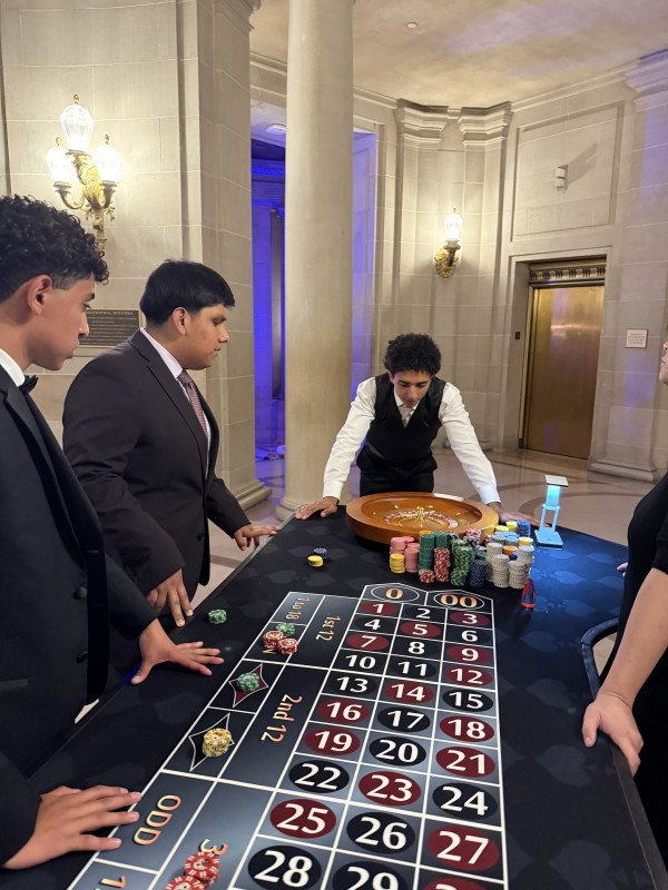 Casino night at San Francisco City Hall in San Francisco, California