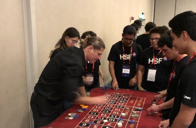 Casino night at Los Angeles Airport Marriott in Los Angeles, California