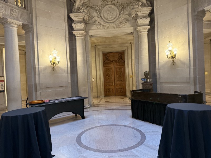 Casino night at San Francisco City Hall in San Francisco, California