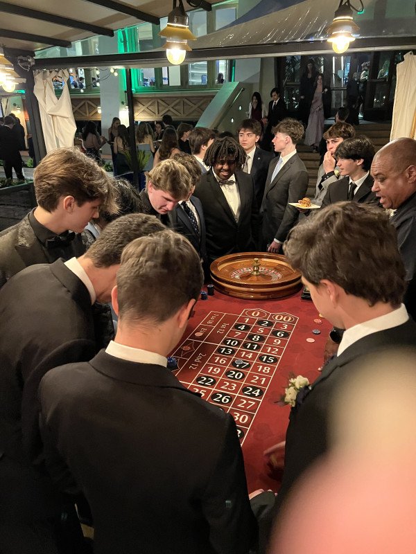 Casino night at Lake Chalet Seafood Bar and Grill in Oakland, California