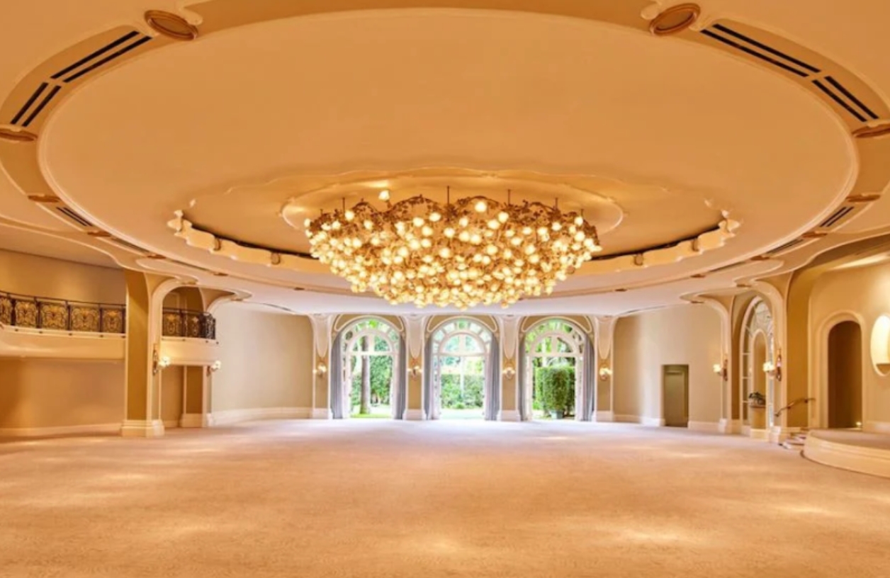 The Beverly Hills Hotel Crystal Ballroom interior