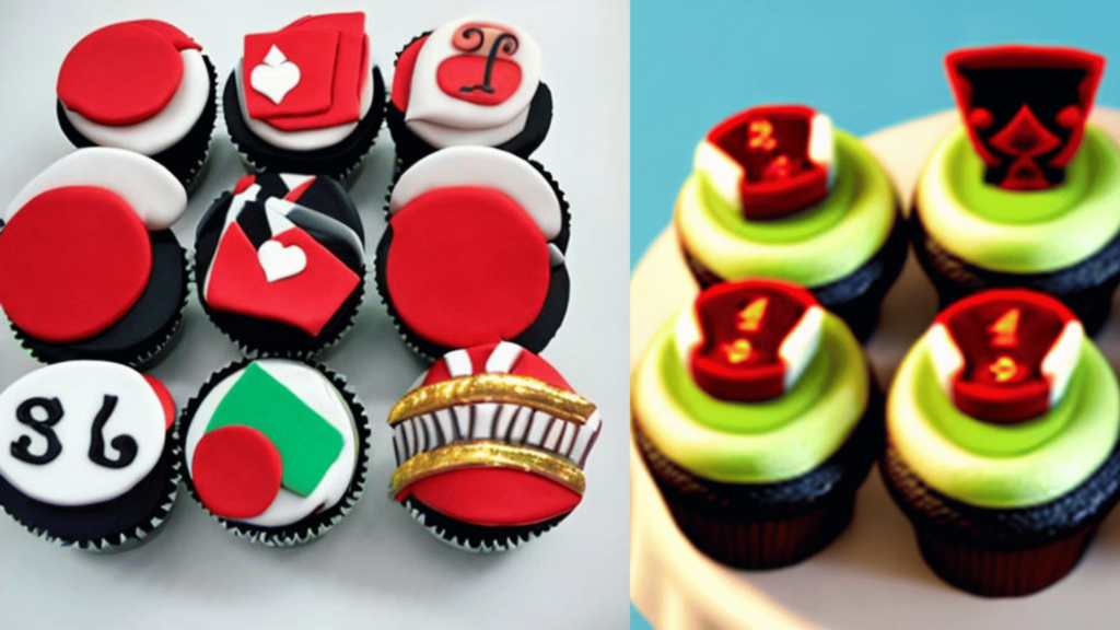 BET ON THESE CASINO-THEMED CUPCAKES FOR YOUR NEXT PARTY