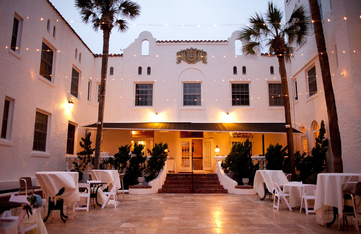 Casa Marina Hotel & Restaurant outdoor event venue courtyard jacksonville florida