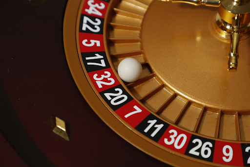 close up photo of a beautiful roulette table wheel