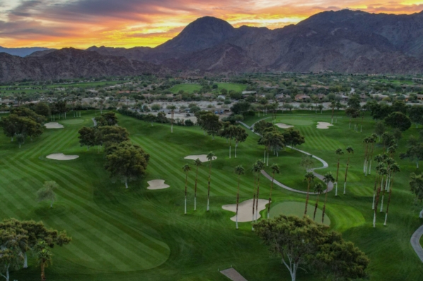 Ironwood Country Club Palm Desert golf course event venue with mountain backdrop